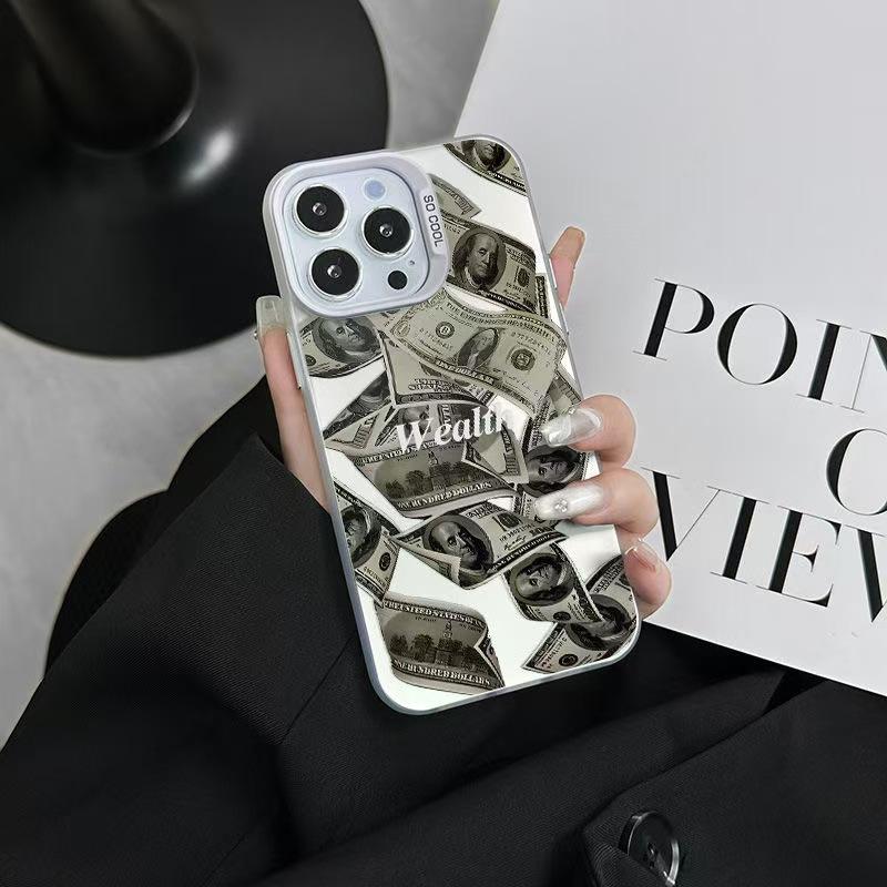 Full screen US dollars applicable Apple 16Promax mobile phone case iPhone15Pro new 14Pro Europe, America and 17 fortune