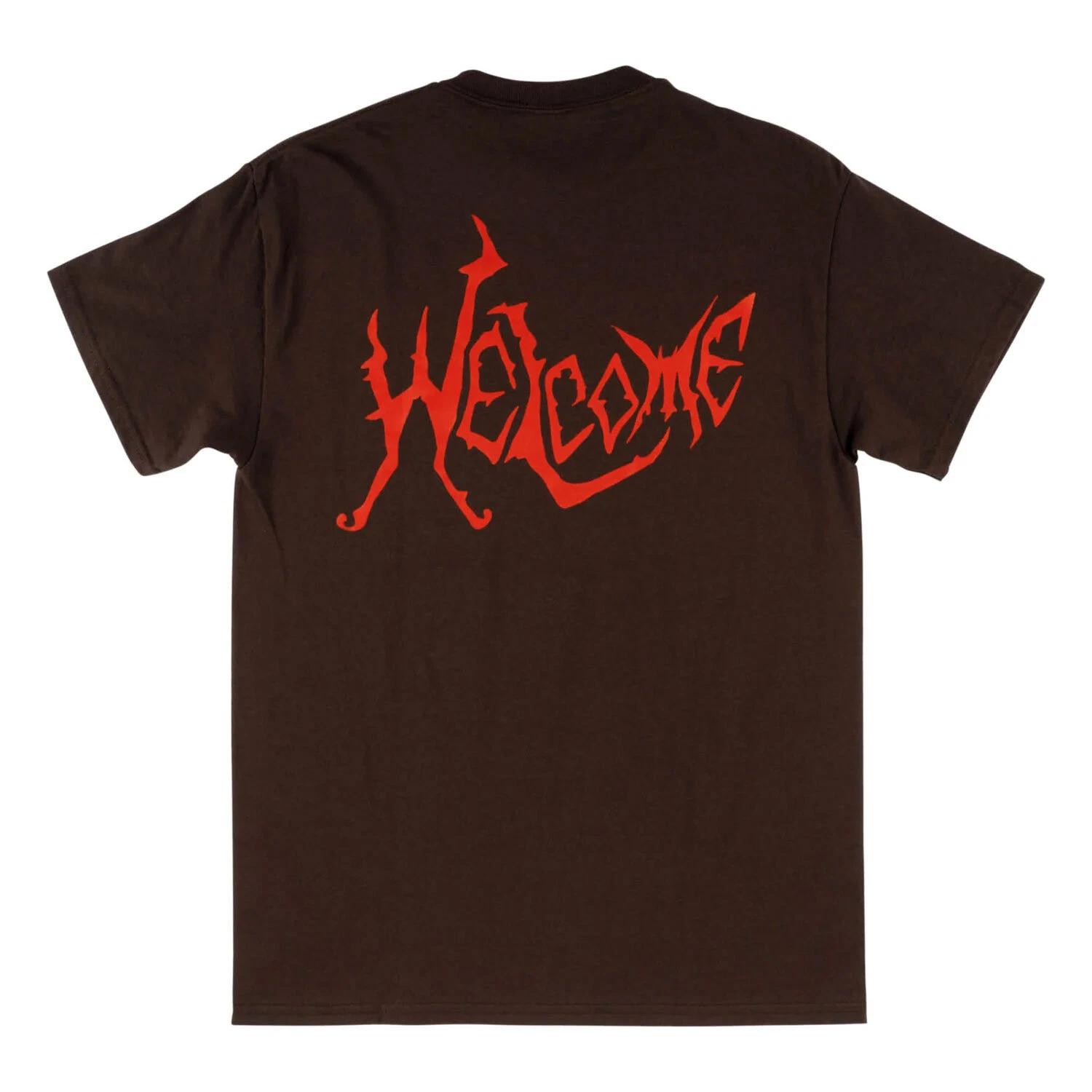 Welcome Skateboards Shirt Twin Spine Dark Chocolate 2XL