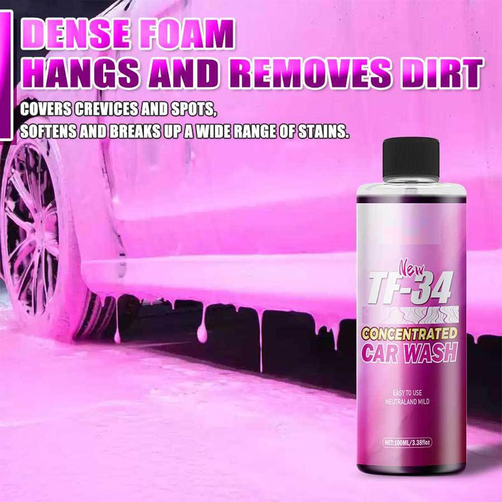 Car High Foam Pre-wash Liquid Car Wash Water Wax Decontamination Car Window Cleaning Paint Cleaning Car Wash Liquid 100ml