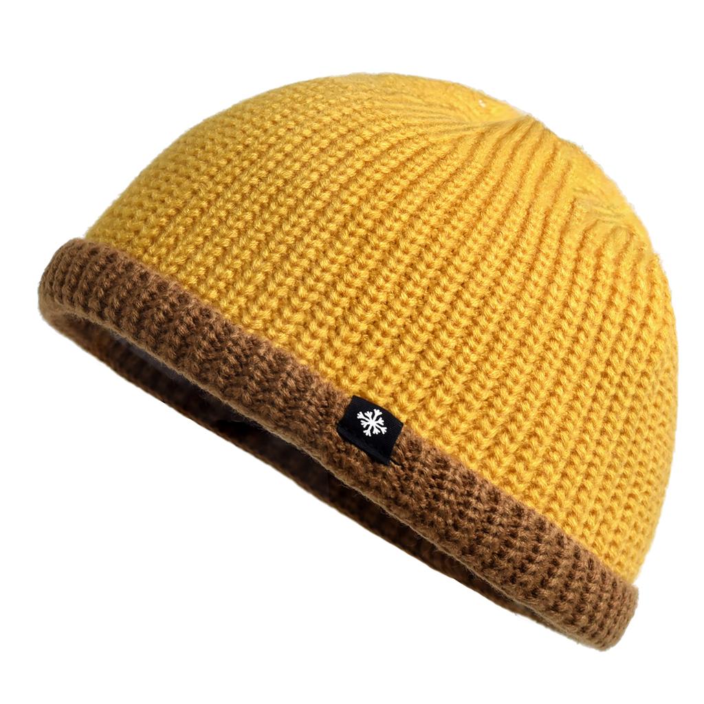 Soft Knitted Beanie Hat Winter Skullies Cap Windproof Thick Warm Hat with Ear Protection for Men Women Outdoor Hip Hop