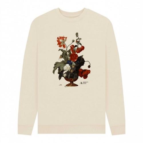 Ashmolean Museum Unisex Adult A Vase Of Flowers Sweatshirt