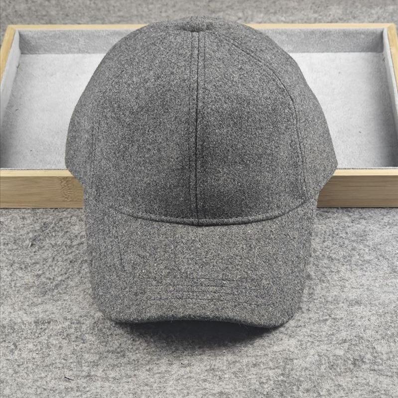 Solid Color Autumn and Winter Mud Baseball Cap Big Head Circumference Middle-aged and Elderly Peaked Cap Winter Thermal Hat Cold-proof Fashion Commute