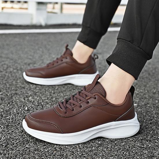 Męskie i Damskie Lekkie Buty Sportowe, Wiosenne Niskie Skórzane Buty, Para Duży Rozmiar Casualowe Buty do Chodzenia i Biegania