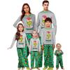 Christmas Print Cute Family Set Pajamas, Home Clothes, Family Set Long Sleeve Top Pants Set