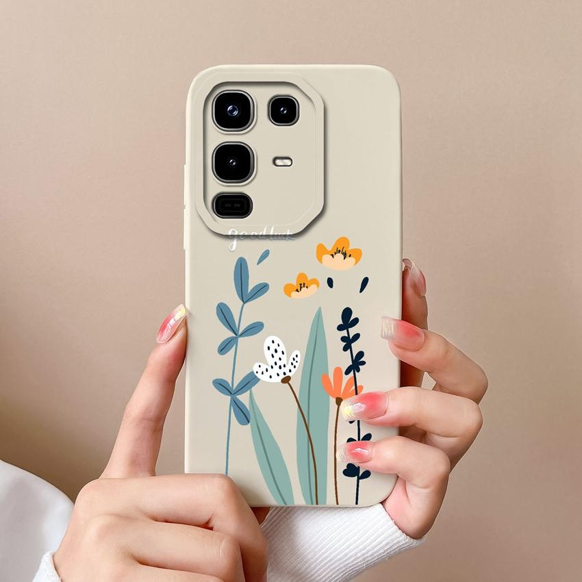 Phone Cover For Infinix Note 50 50X Pro Plus 50S Cute Cartoon Avocado Pattern Square Soft Liquid Silicone Advanced Dustproof Shell For Infinix Housing