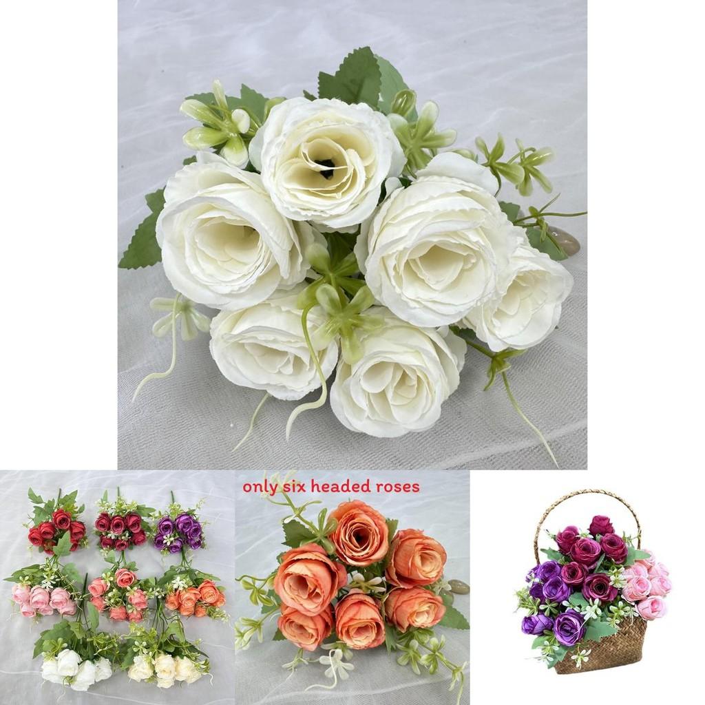 Silk Rose Artificial Flower For Wedding And Hotel Decor With Realistic Design For Photography And Home Styling