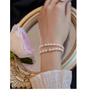 2025 Sommer Damen Süßwasserperlen Elastisches Armband – Einfach, Modisch, Vielseitig, Retro-Stil.