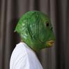 Creepy Halloween Cosplay Masks Green Fish Head Mask Halloween Party Props Adult Latex Masks for Halloween