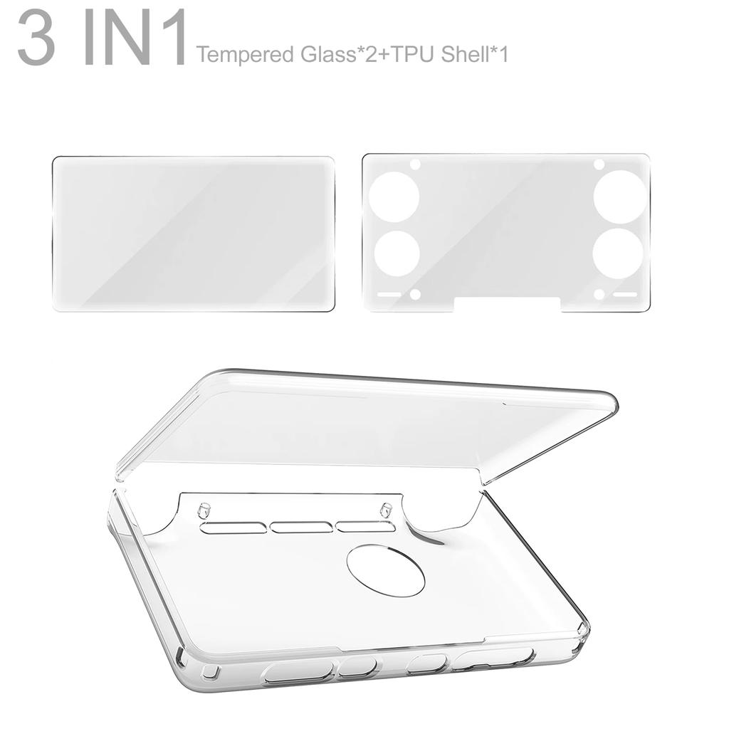 FOR AYN THOR Game Console Accessories Tempered Glass Screen Protector Protective Case Storage Bag Multiple Options Available