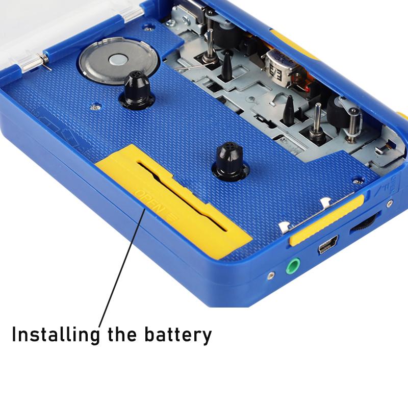 Factory Grey Tape to PC USB Cassette to MP3 Converter Capture Adapter Audio Music Clear Cassette Player
