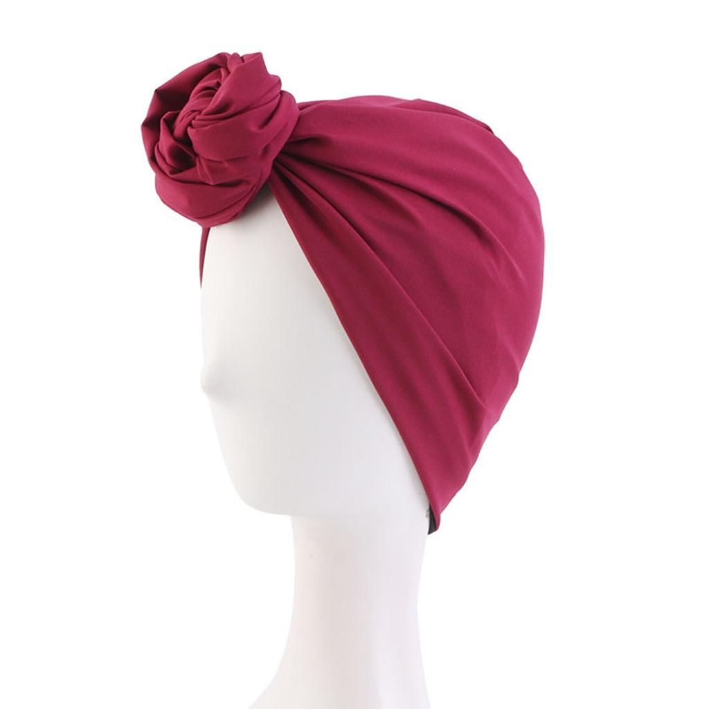 Afrikanisches Stretch-Knoten-Gele-Haarwickel-Turban-Stirnband für Frauen zum Ausgehen Dehnbarer Turban für Damen