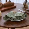 Solid Color Heat-Insulating Placemat Cotton Table Napkin Cloth Round Napkin  Table Setting
