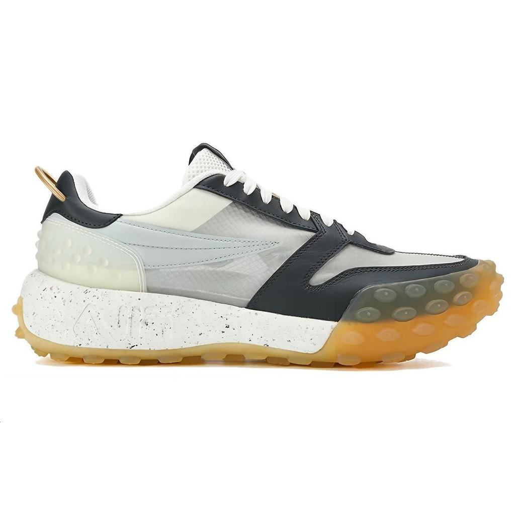 Fila Gara Fashion Bequemes Gewebe Synthetisches Leder Low Top Laufschuhe Herren Sneaker Schwarz Grau F12M323101FVU