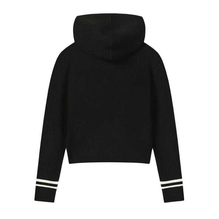 Fila ORIGINALE Sweaters Women's Jet Black BK Hooded Non Detachable Moderate F51W549405F-BK