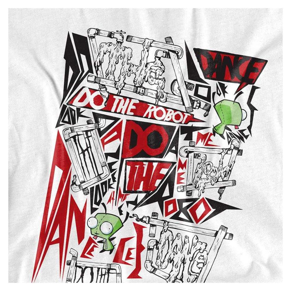 Invader Zim Unisex Adult Do The Robot Gir T-Shirt