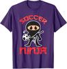 Cool Soccer Ninja Art for Unisex Boys Kid Soccer Lovers Player TShirt Japanese Cartoon Y2k Graphic Saying Tee Fashion Novelty Gift