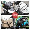 Motorcycle Luggage Strap Universal Elastic Suitcase with Safety Hook-Versatile Helmet Mesh Gear Transport Durable Sleek