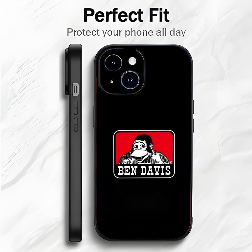 Durable Casual American Brand B-Ben Davis Phone Case Phone Case Soft Packaging Lightweight For iPhone17 16 15 14 13ProMax