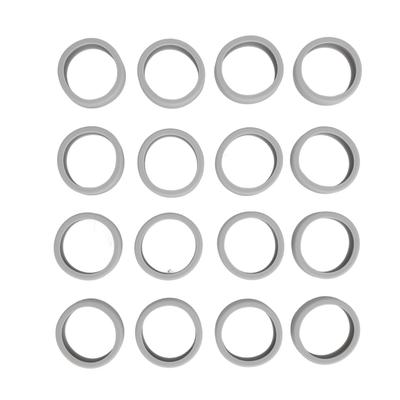 16pcs Luggage Wheel Cover Noise Reduction Vibration Damping Silicone Luggage Suitcase Castor Cover