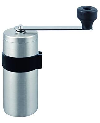 Kawasaki Synthetic Resin Hand Coffee Mill, MILLU SUS Coffee Mill, Satin, Made In Japan, MI-033