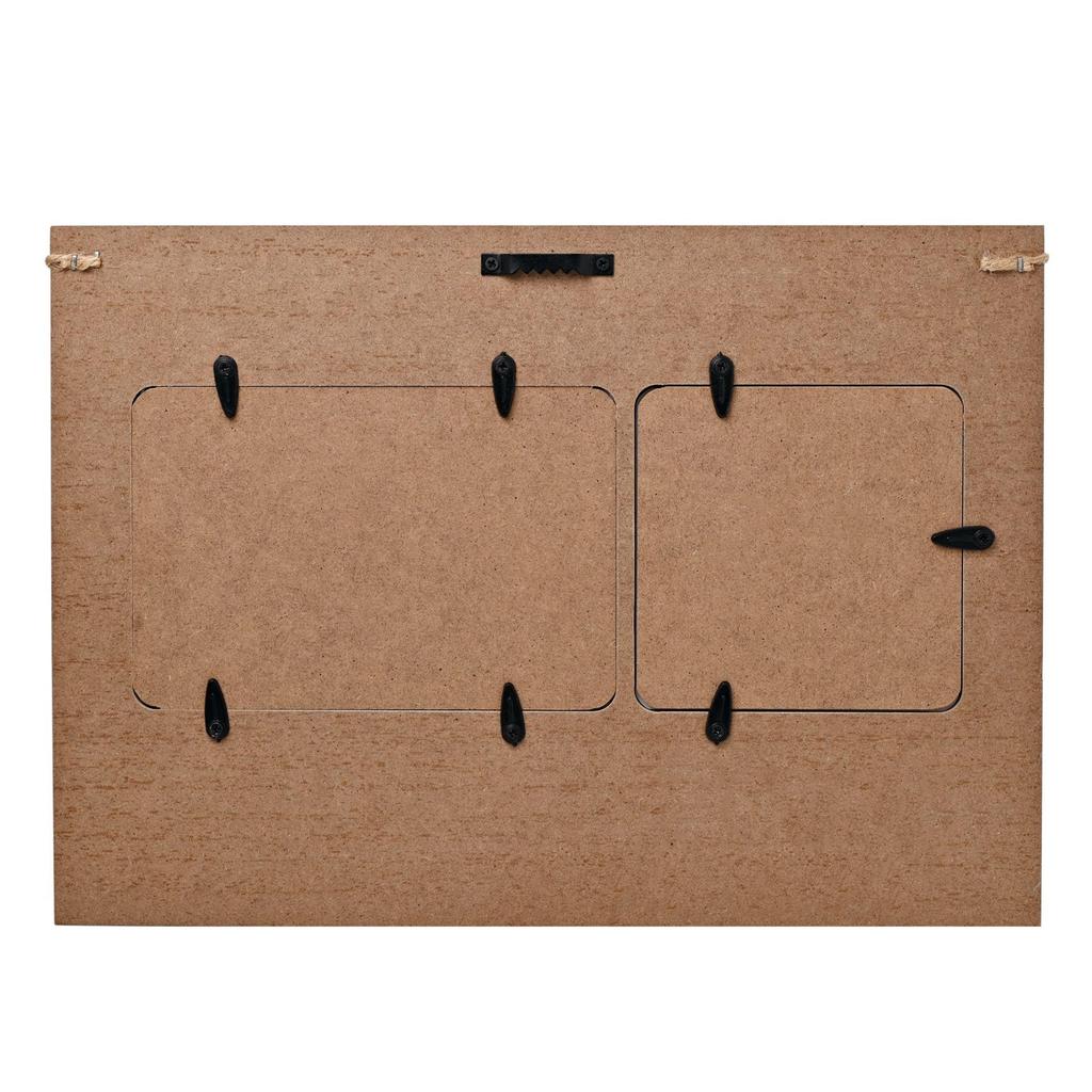 Zamilovaný život Vlajková girlanda Kolážový rámeček Pojme 2 fotografie - Rodina