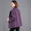 Women's Autumn/Winter 100% Wool Double-Sided Short Coat