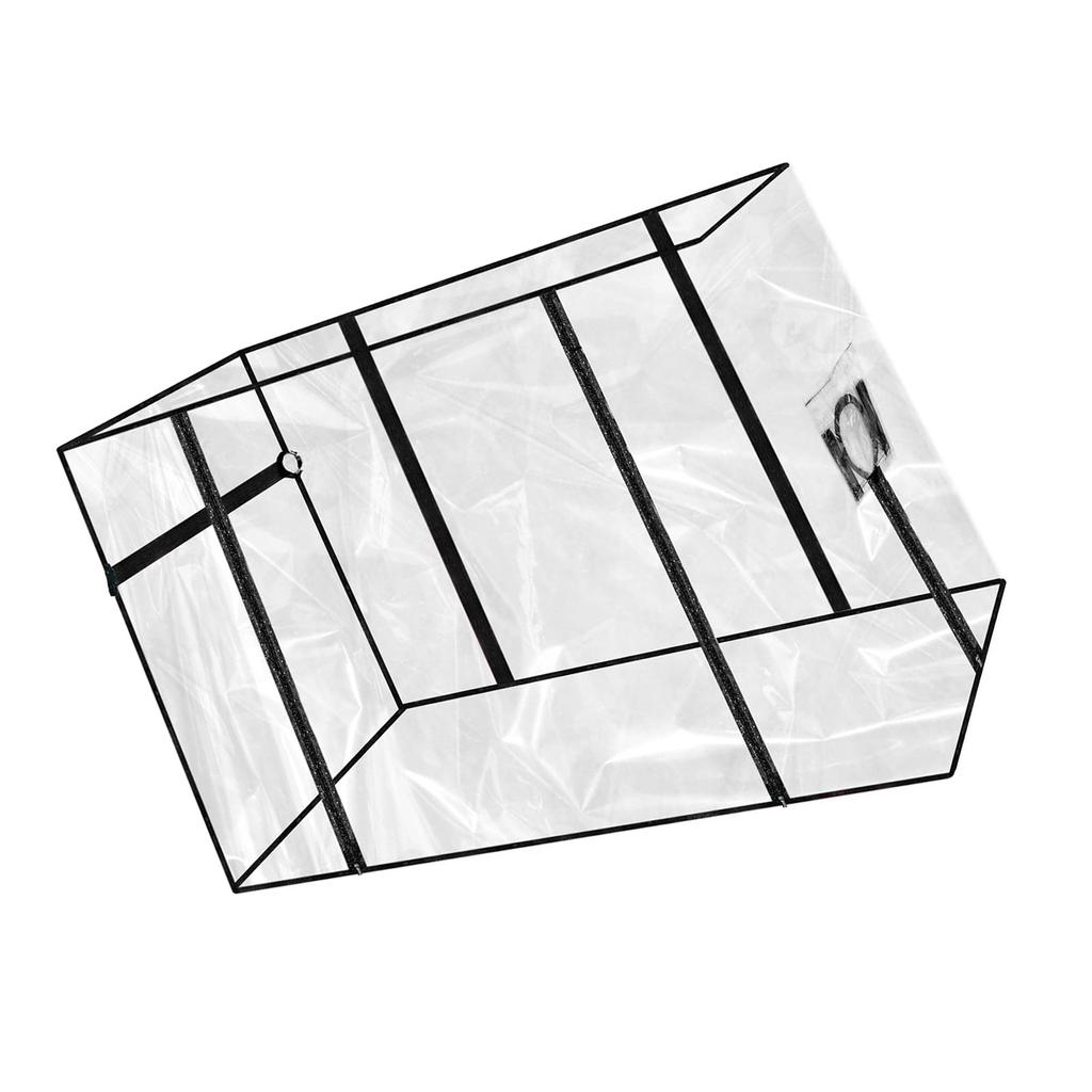 Wagon Rain Cover Folding Beach Trolley Cart Cover Trolley Cover Wagon Canopy with Zipper Closure for Camping Picnic Cart