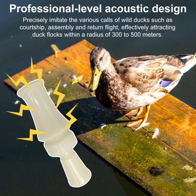 Outdoor Jagd Krähenruf Pfeife Tragbare Leichte Weiß Realistische Sound Truthahn Locator Ente Vogel Tier Anrufer Anziehen Pfeife