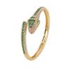 Versatile Green Snake Diamond Bracelet: High-End, Unique, Light Luxury Jewelry for Women