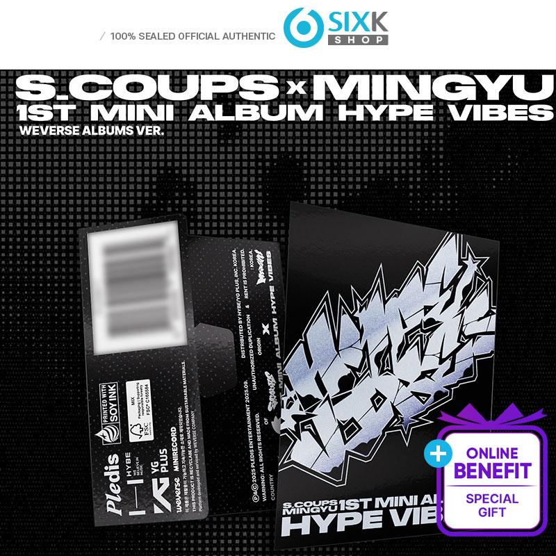 [Pre-order] S.COUPS X MINGYU(SEVENTEEN) - 1ST MINI ALBUM [HYPE VIBES] Weverse Ver. (+Online Benefit)