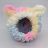 1 Pcs Warm Bird Nest Winter House Hanging Hammock Cage Accessories Plush Hideaway for Parrot Hummingbird Decoration Bird Cages