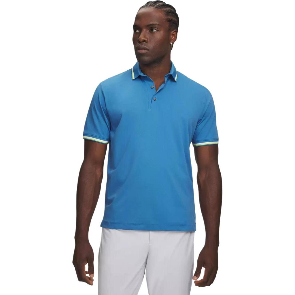 Under Armour ArmourDry Rib Breathable Comfortable Sports Short Sleeve Golf Shirt Men Tops 6013968-430
