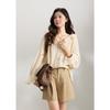 Elegant French Ruffle Long Sleeve Blouse