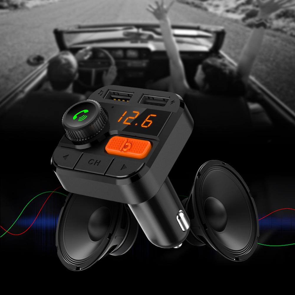 Buy BT82D Bluetooth Dual USB Car Charger MP3 Player Handsfree FM