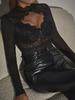 Tuta Sexy in Pizzo e Rete Stile Europeo e Americano A1264