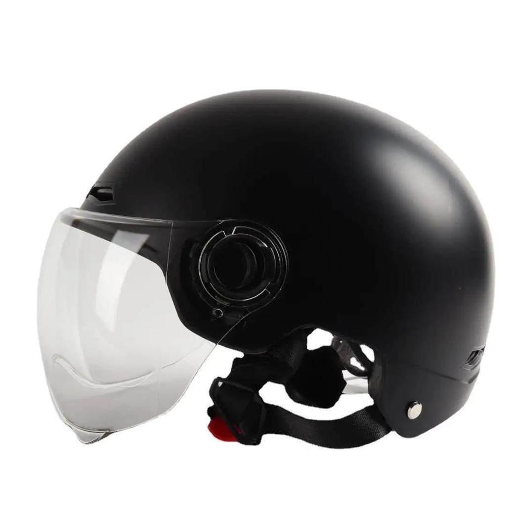 Helmet For Electric Motorcycle Man Woman Helmet Sun Protection Anti-UV Lightweight Half Helmet 4 Layers Of Protection Moto Casco