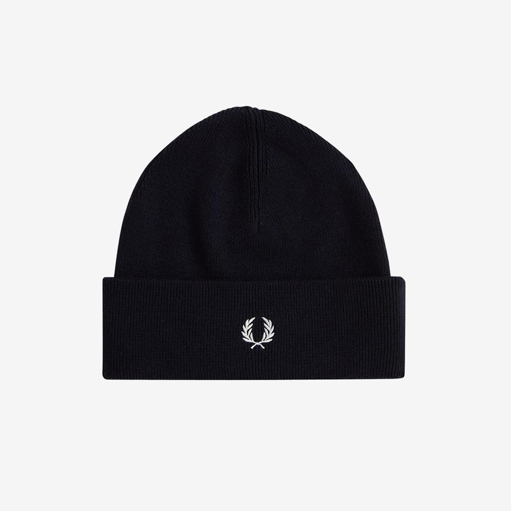 FRED PERRY Classic Beanie - Navy/Snow White Cfpu2538161-T05