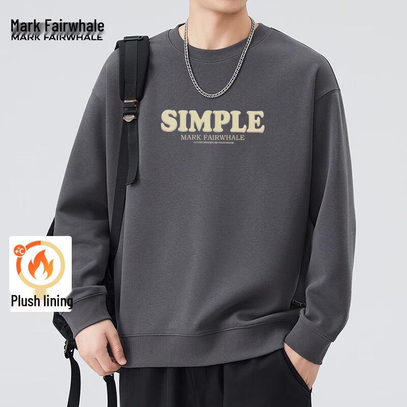 Mark Fairwhale Men s Plush-Lined Loose-Fit Sweatshirt 3XL