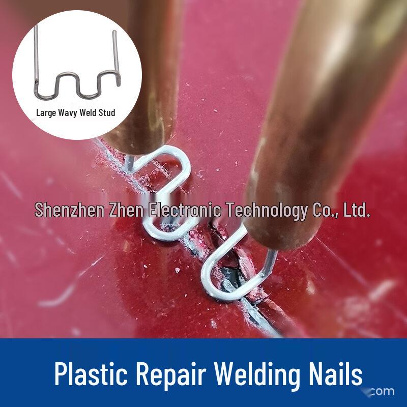 Car Bumper Repair Welding Nails Kit - Plastic Parts & Hot Melt Rivets