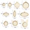 Wooden Mini Embroidery Hoop Frame for Jewelry & Cross Stitch