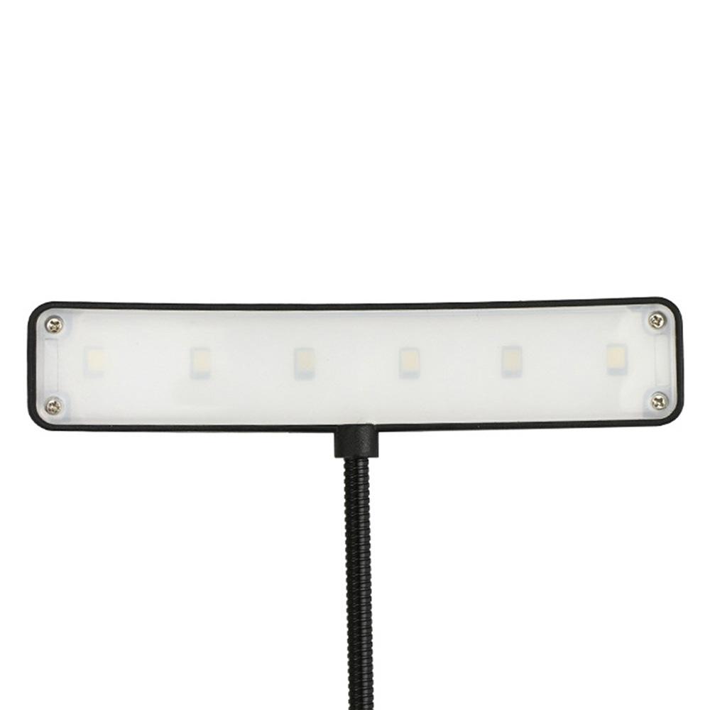 Eye-Friendly Music Score Flexible Sheet Desk Adjustable Lamp Tablet Portable Stand Clip-on Reading Rechargeable Book Light