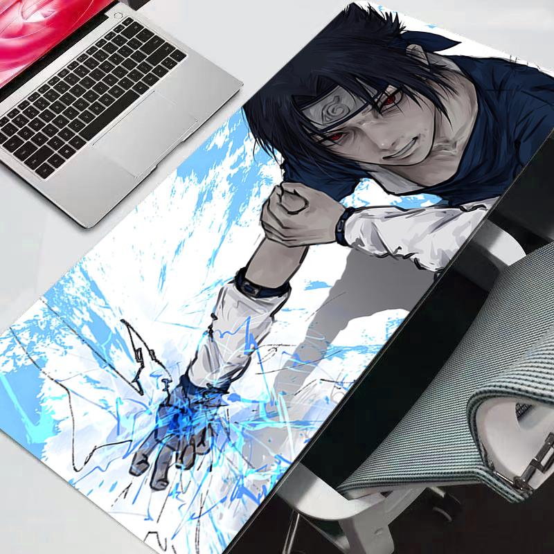 Tappetino Mouse Anime Naruto Gamer Grande XXL Tablet Tappeto Tastiera Varmilo Kawaii Accessori Gaming Mousepad tappetino resistente grande