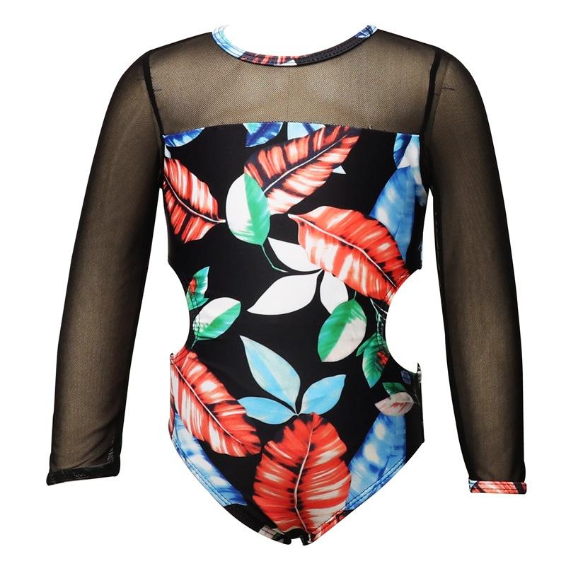 

Новый цельный купальник для девочек, детский купальник для женщин 2025 года, детский купальник-русалка для девочек 164