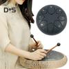 Steel Tongue Drum Rain Chime Hand Drums Sound Healing Instruments Chakra Tank Drum for Musical Education Meditation Yoga Zen