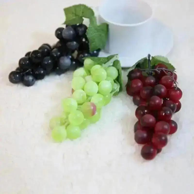 New Artificial Grapes A Bunch Of Grapes Plastic Fakes Fruit Food Home Decor Decoration Artificial Fruit Fakes Fruits Decoration