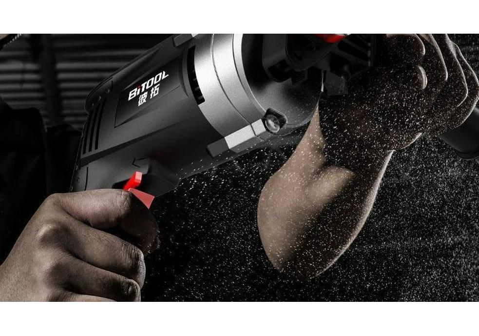220V Multifunctional Electric Hammer Drill: High-Power Impact, Pistol Drill & Screwdriver for Wall Drilling
