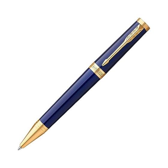 Шариковая ручка PARKER Ingenuity Темно-синяя GT, Средний стержень, В подарочной упаковке, Оригинальный продукт 2182628