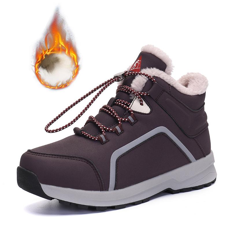 

36-45 ярдов плюс бархат теплая мужская и женская хлопковая обувь, спортивная обувь для отдыха и прогулок для женщин среднего и пожилого возраста 41 фиолетовый