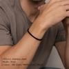 EMANCO Multi-Color Stainless Steel Cuff Bracelets Minimalist Style Geometric Elements Versatile Fashion Men's Jewelry