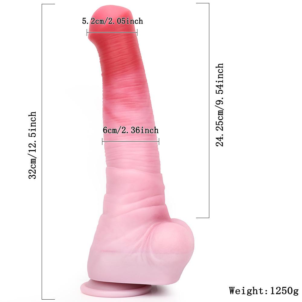 Liquid Silicone Dildo  Shaped Dildo  Male and Female Anal Plug Adult Product